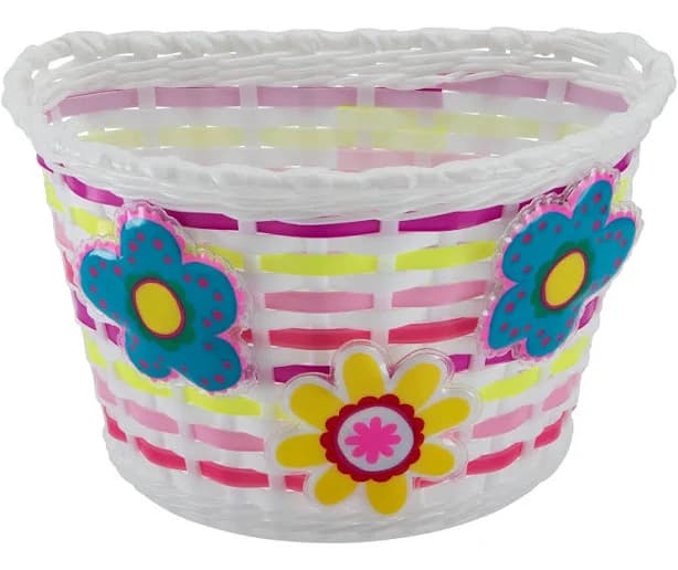 Kid's Bicycle Basket with LED Flowers