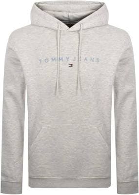 men Tommy Jeans Linear Logo Hoodie