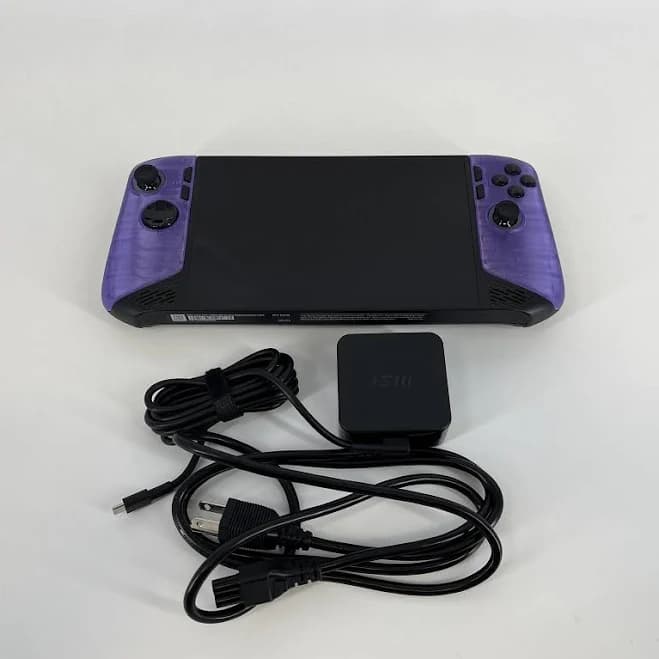 Msi Claw 8 Ai+ Handheld Console 1tb W/ Non-oem Purple Panels -