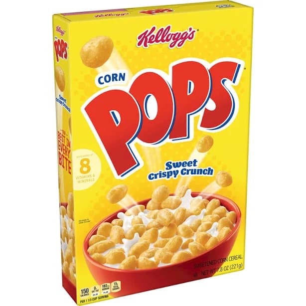 Corn Pops Breakfast Cereal