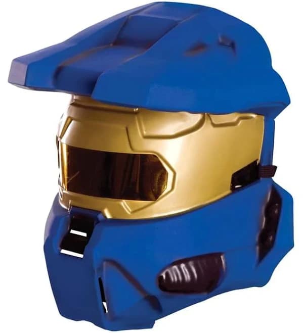 Halo: Spartan Adult Half Mask Blue