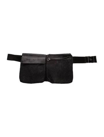 Gucci Gg Canvas Leather Logo-Print Belt Bag