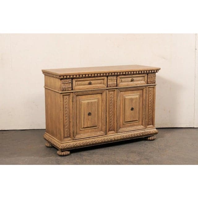 Italian Style, Carved Buffet | Chairish
