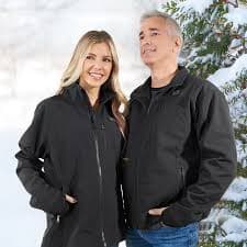 Women's Rechargeable Heated Softshell Jacket by Sharper Image
