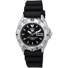 Seiko Men's 5 Automatic Rubber Watch