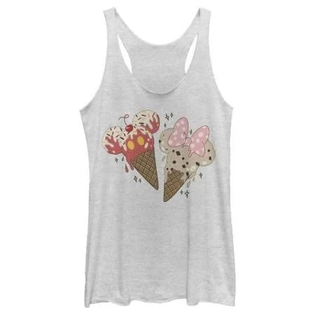Mickey & Friends Ice Cream Cones Racerback Tank Top