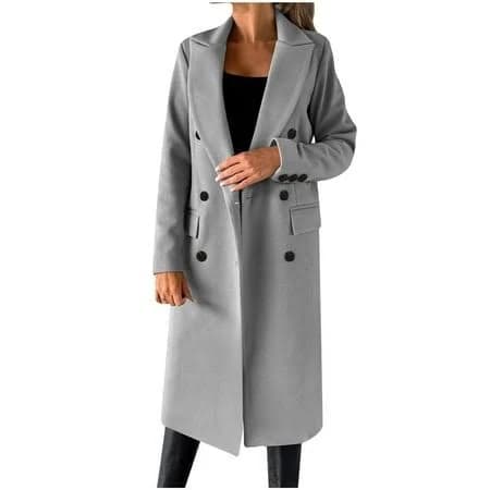 Women's Long Belted Slim Trench Coat