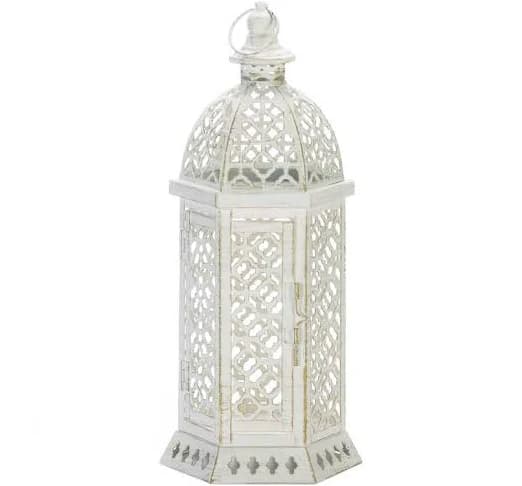 Zingz & Thingz Cutwork Hexagon Lantern