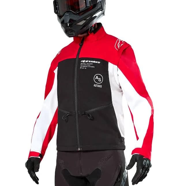 Lite-Dura Softshell Jacket | Alpinestars L / Black/Bright Red/White