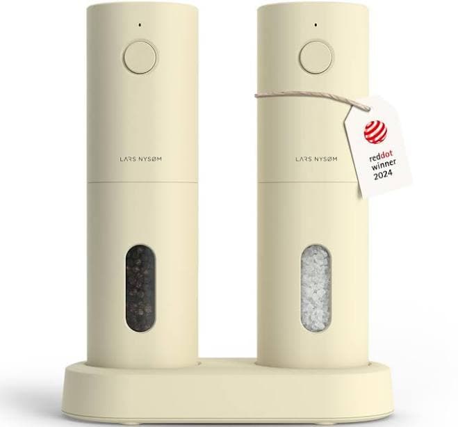 LARS NYSM Electric Salt and Pepper Grinder Set