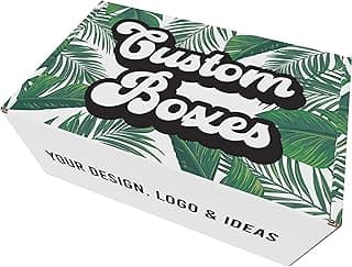 Custom Mailer Boxes (25 Pack) - Printed Packaging with Logo for Small Business and Subscription Services (Outside Print Only)