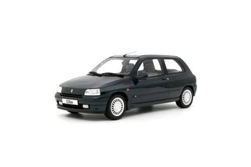 1/18 OTTO 1995 Renault Clio Baccara 1.8 Abyss Green Car Model