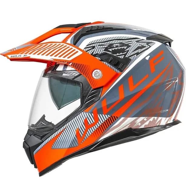 Wulfsport Optima Adventure Helmet (Orange)