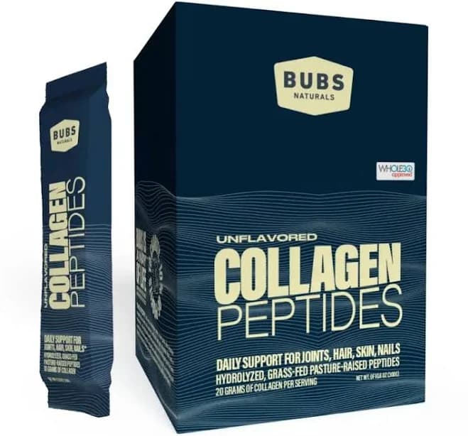 Collagen Peptides-Travel - 20 count | BUBS Naturals | BN80180-BUBS