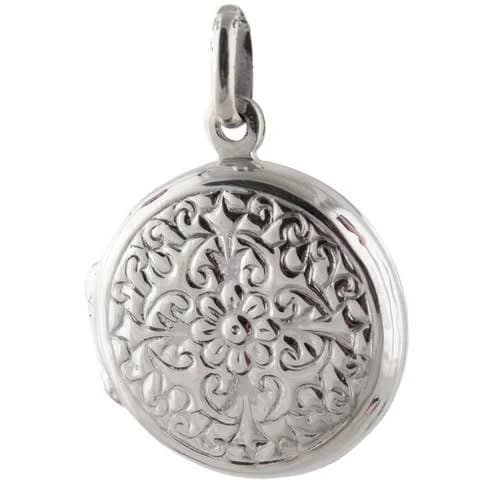 925 Sterling Silver Round Photo Locket