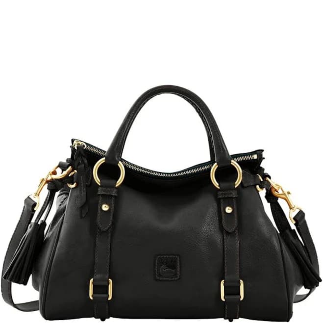 Dooney Bourke Women's Florentine Leather Tassle Satchel Bag