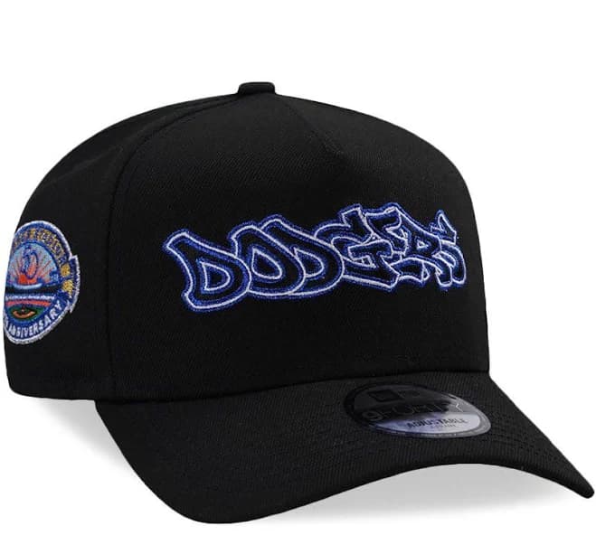 New Era Los Angeles Dodgers 50th Anniversary Script Snapback Hat