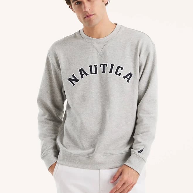 Nautica Men's Fleece Crewneck Sweatshirt