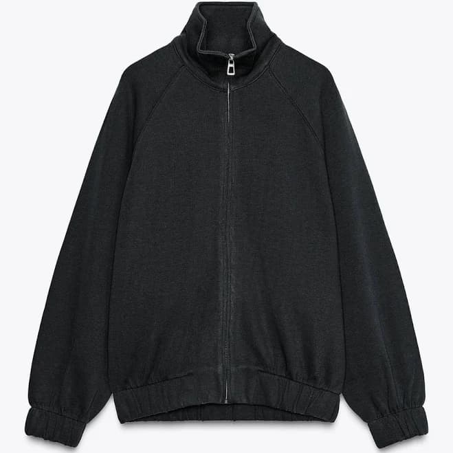 Zara Women's Soft Zip Sweatshirt