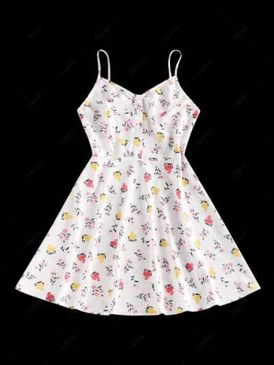 Zaful Ditsy Floral A-Line Cami Sundress