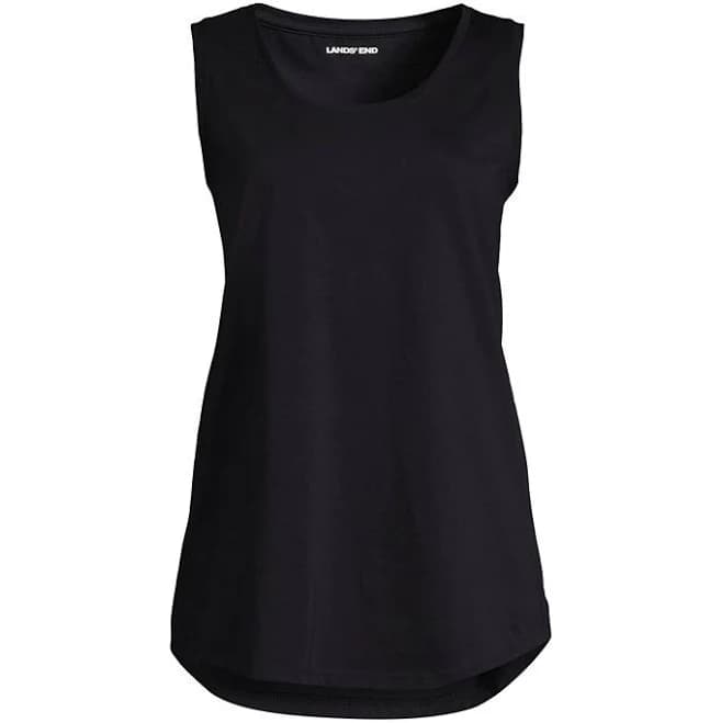 Lands' End Women's Supima Cotton Tunic Tank Top