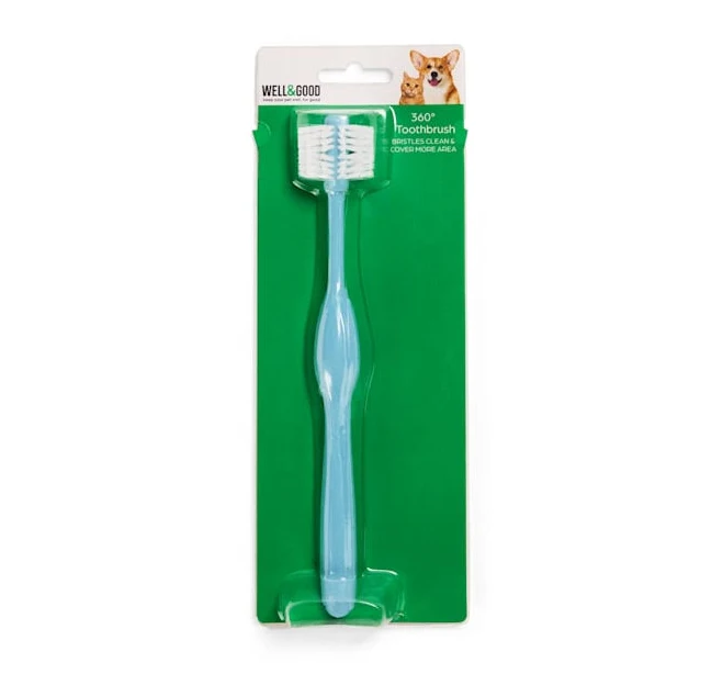 Well & Good 360-Degree Dental Toothbrush for Dogs