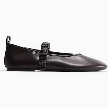 H&M Ladies Scrunchie Ballet Flats