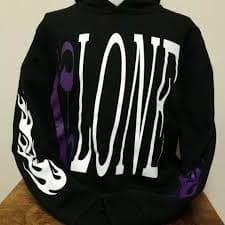 Authentic vlone x palm angels hoodie Pre-owned no... | Depop