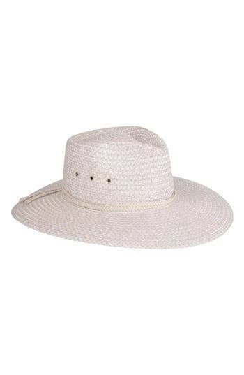Eric Javits Women's Sunshade Straw Fedora Hat