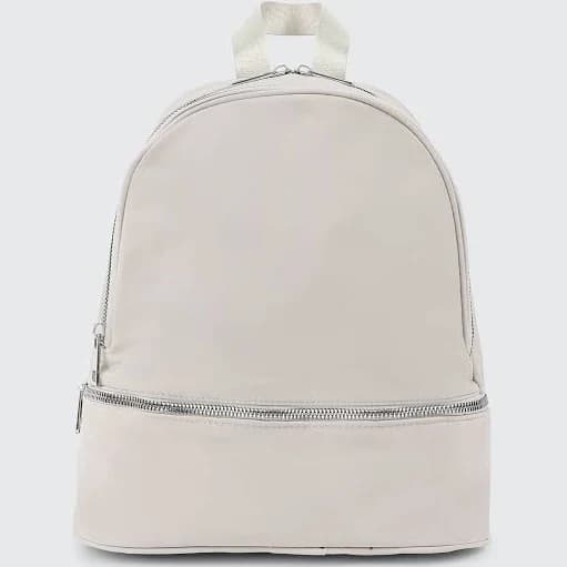 Ardene Women's Nylon Backpack in Beige