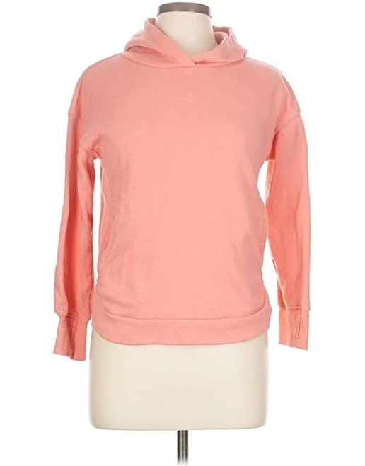Old Navy Sweatshirt: Pink Tops - Women's Size Large, ThredUp