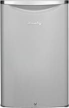 DAR044A6PDB 4.4 Cu.Ft. Mini Fridge, Compact Refrigerator For Bedroom, Living Room, Bar, Dorm, Kitchen, Office, E-Star In Pearl White With Lock
