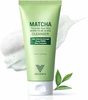 Matcha Gentle Deep Pore Cleansing Facial Cleanser, Low-pH Face Wash for Pore Refining, Rose PDRN Hydrating Daily Facial Wash Redness & Sensitive Skin Friendly, Korean Skincare(5.07 fl.oz.)
