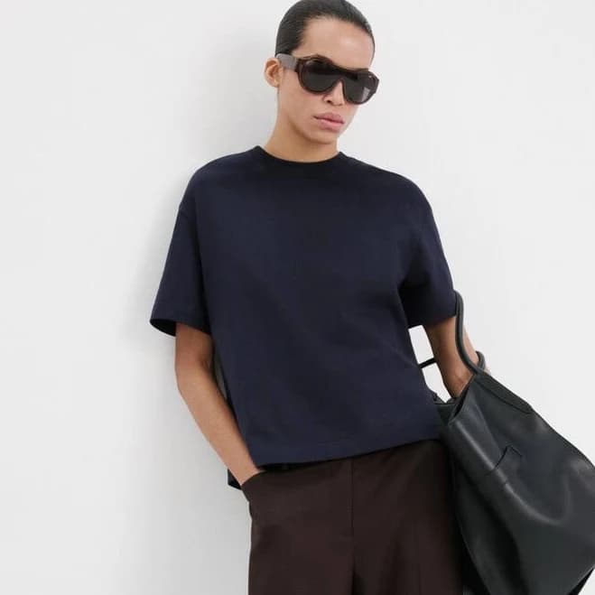 MANGO Oversized Cotton T-Shirt