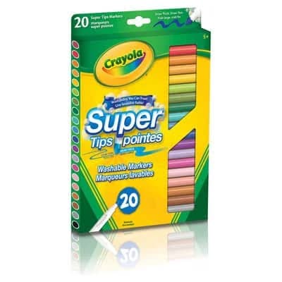 Bulk - 12 Packs: 20 ct. (240 total) Crayola Super Tips Washable Markers | Michaels