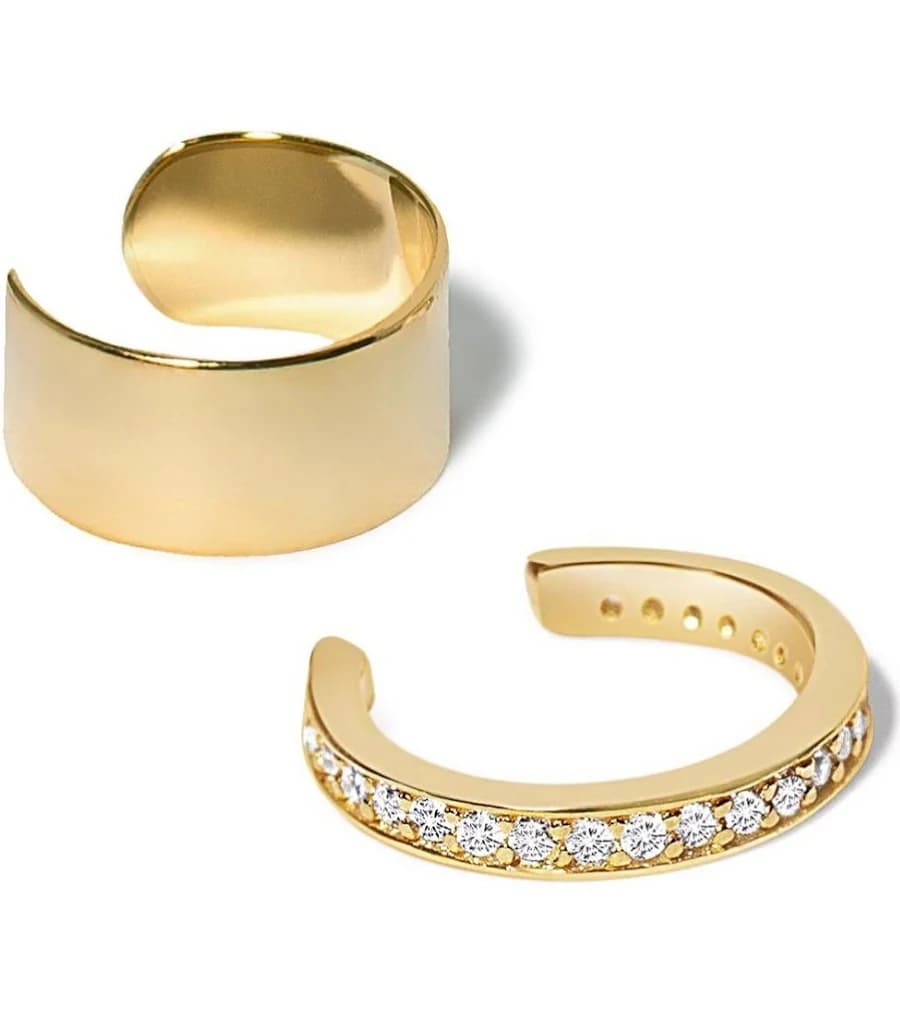 Pavé and Classic Ear Cuff Set