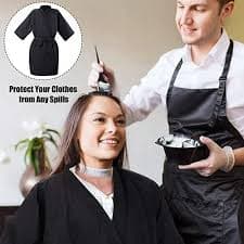 Custom Logo Salon Client Gown Robes Smock Hair Cutting Salon Cape Hairdresser Hair Stylist Kimono with Adjustable Tie Waist Belt| Alibaba.com