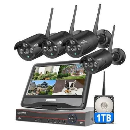 Hiseeu House and Commercial Security Camera Equipment Kit