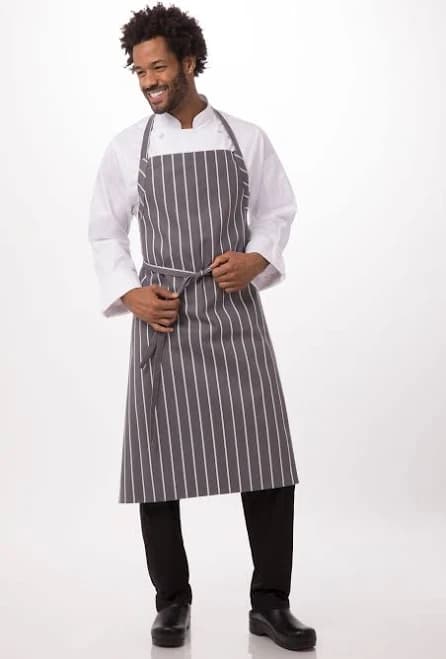 Chef Works Chalk Stripe English Chef Apron