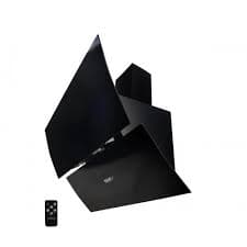 TEVA Decorative Hood 90 cm Airflow 1000m3-h - Black Glass - Touch Remote control, 3 Speed Levels - internal and extrnal recycle - Turkey -90×55×25 CM: Buy Online at Best Price in