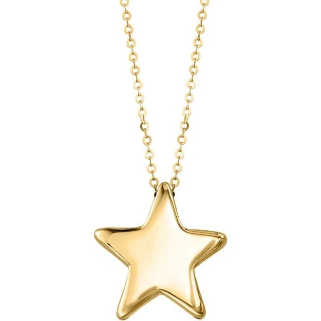 14kt Yellow Gold Star Necklace