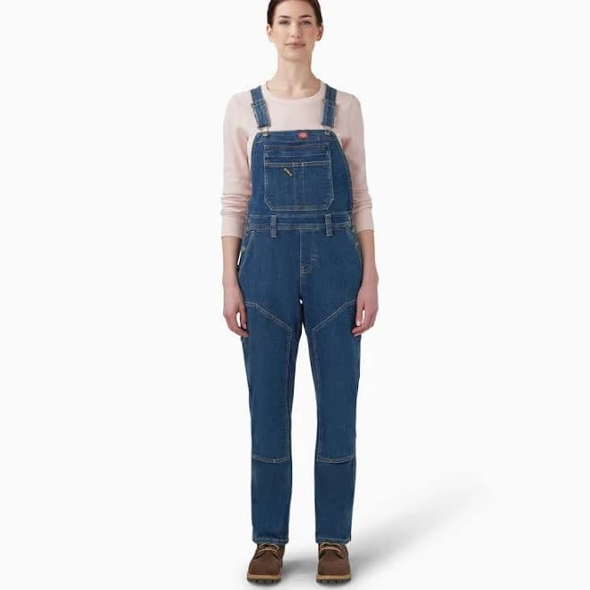 Dickies Women's Double-Front Bib Overalls