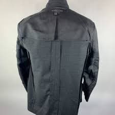 J. Peterman Mens 42R 3 Roll 2 Lightweight Black 100% Wool Sport Coat | eBay