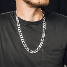 Verona Jewelers 925 Sterling Silver Necklace 8.5MM-10.5MM Mens Figaro Chain Necklace - Silver Figaro chain Necklace for Men,Sterling Silver Necklace 20-30, Made in Italy, | Amazon.com