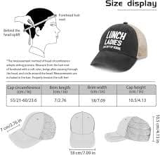 Lunch Ladies Last Day's of School Hat Funny Trucker Hats for Women Baseball Cap Funny Birthday Gifts at Amazon Women's Clothing store