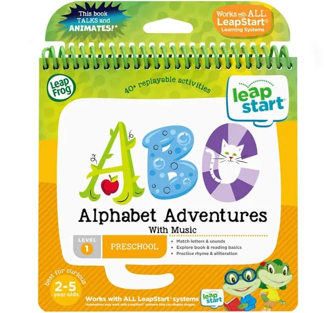 Leapfrog LeapStart Preschool Activity Book: Alphabet Adventures and Music