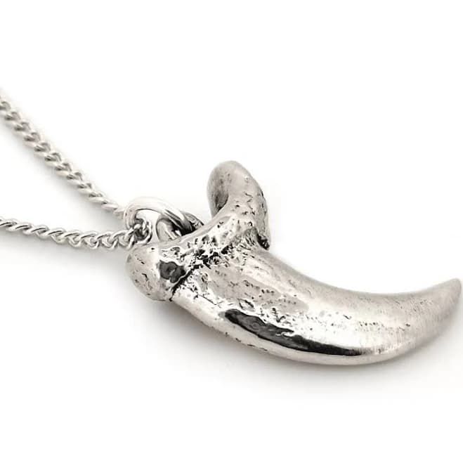Coyote Claw Pendant by Fire & Bone Bronze
