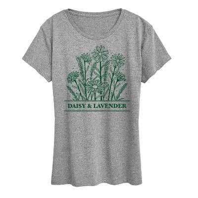 Daisy and Lavender Graphic T-Shirt