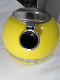 Vintage Yellow Kitchen Aid Citrus Sunrise Kettle C Handle and Trim Band | eBay