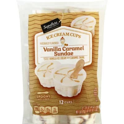 Vons Signature Select Sundae Ice Cream Cups
